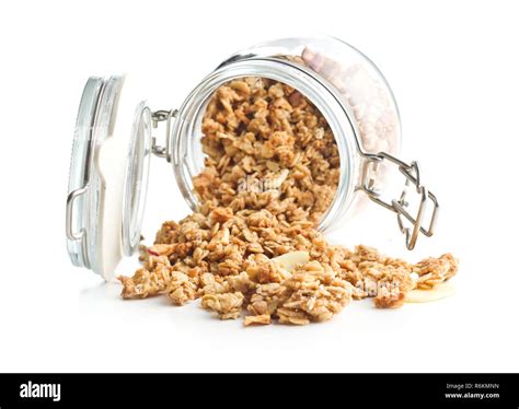 The granola breakfast cereals Stock Photo - Alamy