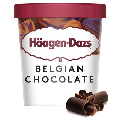 H Agen Dazs Belgian Chocolate Ice Cream Ml Ice Cream Tubs