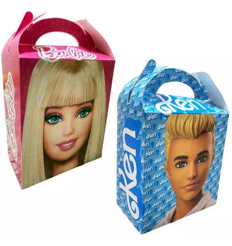 Cajas Dulceras Barbie Y Cajas Dulceras Ken Fiesta Bolo Env O Gratis