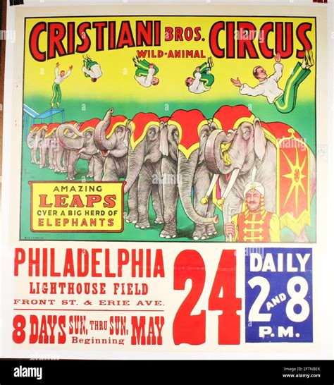 Affiche De Cirque Ancienne Banque De Photographies Et Dimages Haute