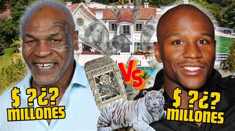 Mike Tyson VS Floyd Mayweather Quién tiene la vida mas lujosa YouTube