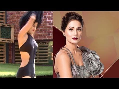 Bigg Boss Hina Khan Looks Sizzles In Swimsuit Youtube