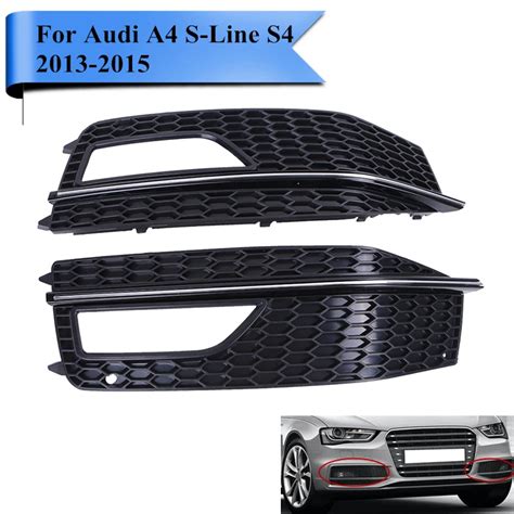 Fog Light Grill For Audi A S Line S Front Bumper