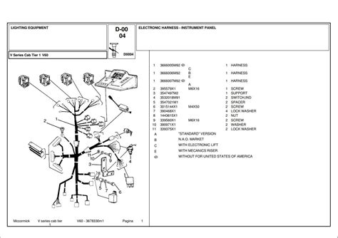 McCormick Tractor V60 Parts Catalog