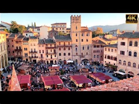 Arezzo Christmas MarketMercatini Di Natale2023 Daytime 4k 60fps