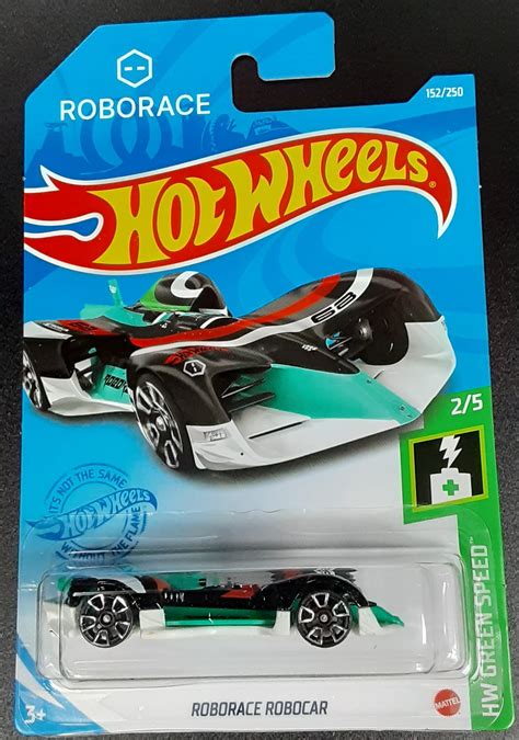 Hot Wheels Green Speed - Roborace Robocar - 27084120134