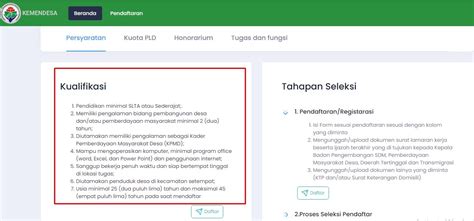 Rekrutmen PLD 2022 Rekrutmenpld2022 Kemendesa Go Id Updesa