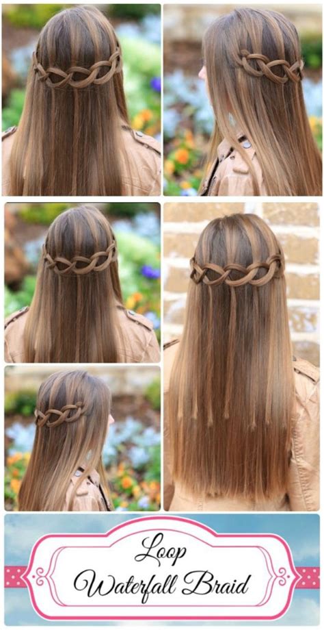 17 Wonderful Waterfall Braid Tutorials For Your Luscious Locks DIY