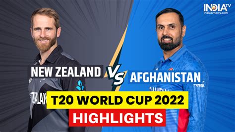 NZ Vs AFG Super 12 Highlights Match Abandoned Due To Rain NZ AFG