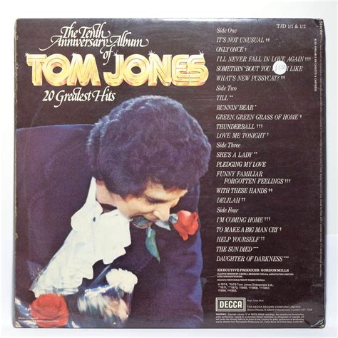 Tom Jones - 20 Greatest Hits - Raw Music Store