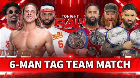 6 Man Tag Team Match Full Match Youtube