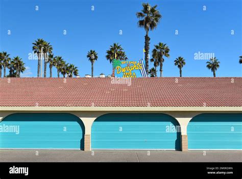 HUNTINGTON BEACH CALIFORNIA 7 DEC 2022 Dwights Gift Shop Food And