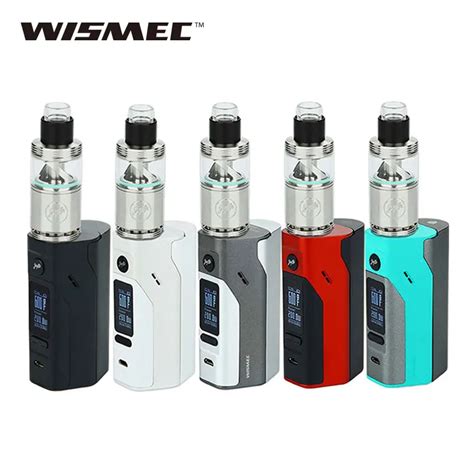 Original W Wismec Reuleaux Rx Mod With Wismec Cylin Rta Atomizer