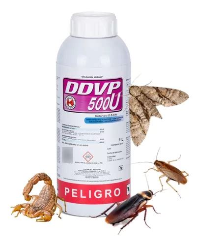 Ddvp 500u Veneno Insecticida Para Cucaracha Alacrán Envío gratis