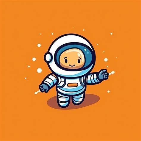 Premium Ai Image Vector Cute Astronaut Catching Moon Cartoon Vector