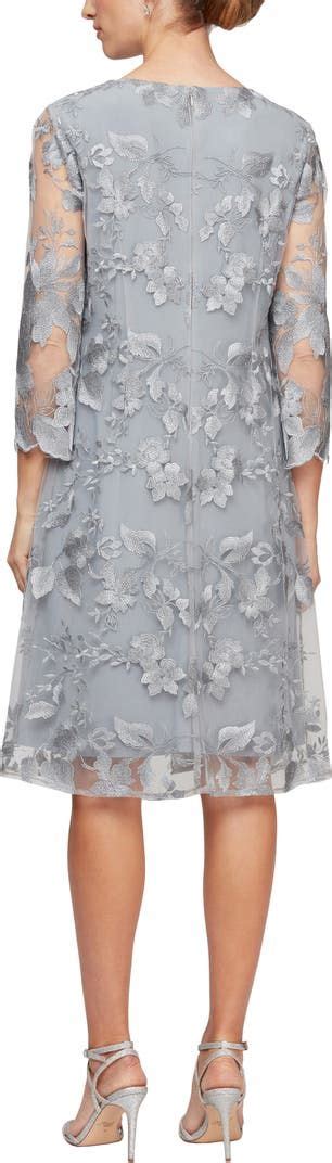 Alex Evenings Embroidered Mock Jacket Cocktail Dress Nordstrom