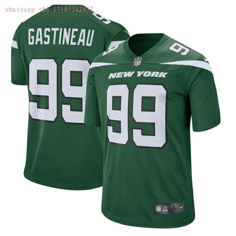 New York Jets Mark Gastineau #99 Nfl 2020 Green Jersey Jersey - Bluefink