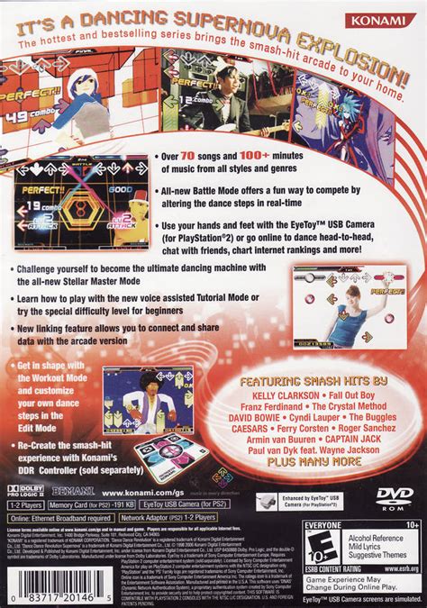 Dance Dance Revolution Supernova Sony Playstation 2 Game