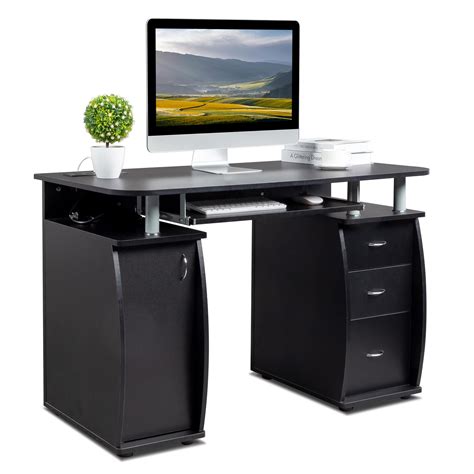 Buy Karl Home Mdf Computer Desk With Strip Socket Home Office Desk