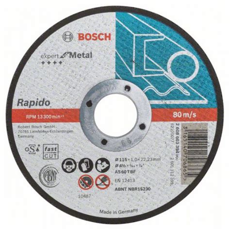 Disque Tron Onner Bosch Moyeu Plat Expert For Metal