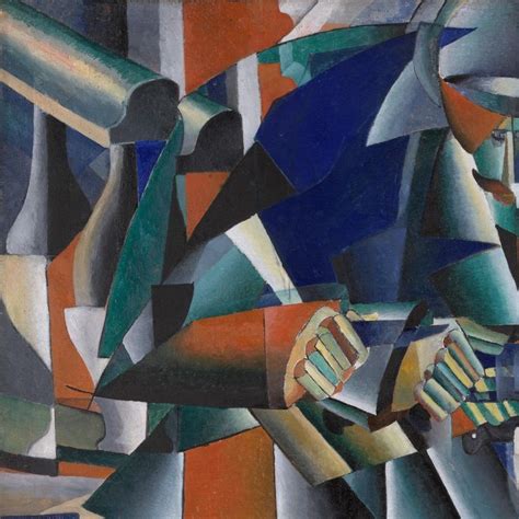 Kazimir Malevich The Knife Grinder 1913 Suprematism Fine