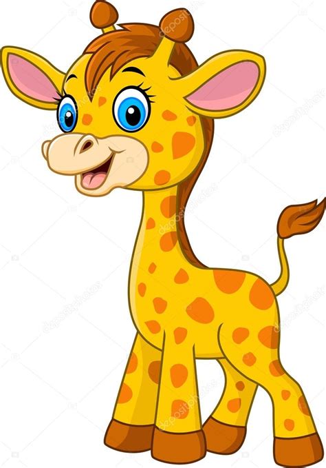 Cartoon Baby Giraffe Stock Vector Image By Dreamcreation