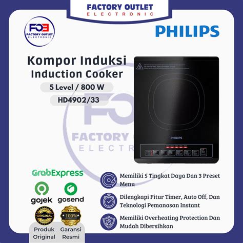 Jual Philips Hd Kompor Listrik Induksi Induction Cooker Low Watt