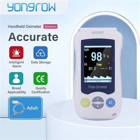 Yongrow Handheld Pulse Oximeter Blood Oxygen SPO2 Heart Rate Monitor