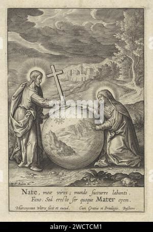 Vierge Marie Hieronymus Wierix 1563 Avant 1619 Imprimer La Vierge