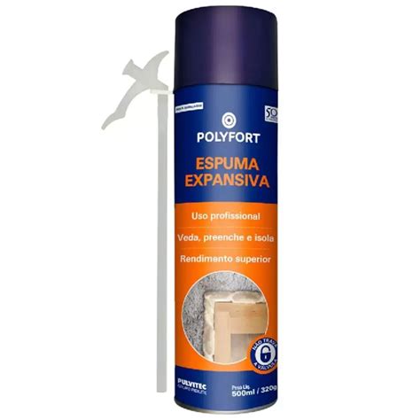 Espuma Expansiva Polyfort 320g Pulvitec DEPOSITO SANTO ANTONIO