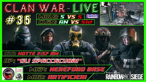 Rainbow Six Siege Clan War Live Op Gli Spaccacuori Ita