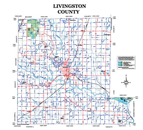 Map of Livingston County Missouri