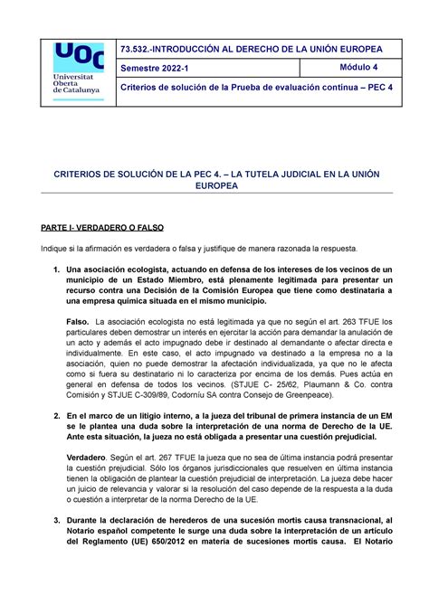 Solpec 4 2023 2024 Semestre 2022 1 Módulo 4 Criterios de solución de