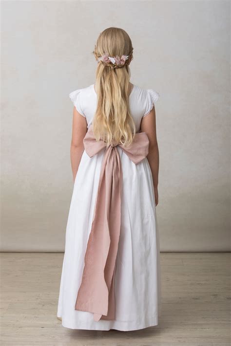 Faj N Rosa Nude Para Vestidos De Comuni N Qu Mono