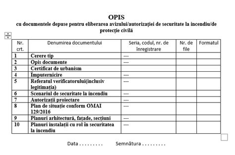 Descarcă Download opis pentru obținerea avizului de securitate la