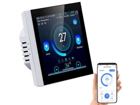 Thermostat Connect Pour Chauffage Au Sol Avec Commandes Vocales