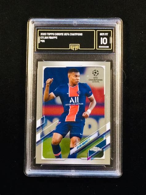 2020 TOPPS Chrome UCL Kylian Mbappé 95 GMA 10 Catawiki