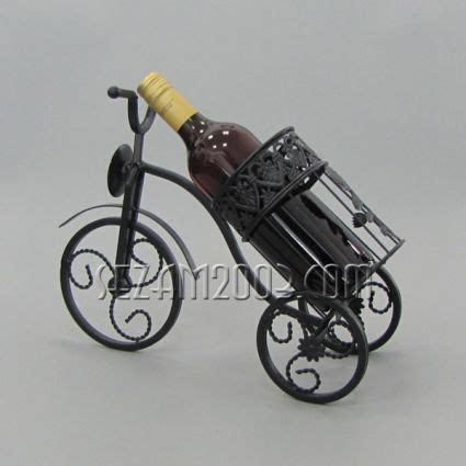 Metal Wine Bottle Holder Tricycle