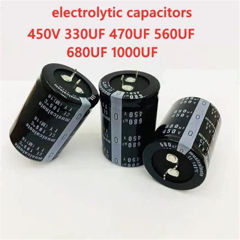 2pcs 450v 330uf 470uf 560uf 680uf 820uf 1000uf Aluminum Electrolytic Capacitors Inverter Welder