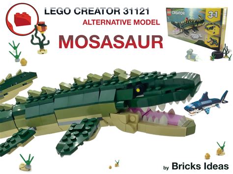 Mosasaurus Dinosaur MOC Lego Creator 31058 Ubicaciondepersonas Cdmx