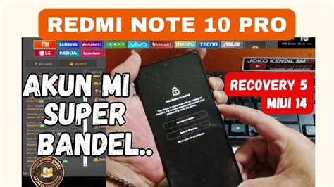 BYPASS MICLOUD SUPER BANDEL REDMI NOTE 10 PRO MIUI 14 SEABREK TOOL