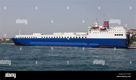 Roro Ship Is Loading Port Stock Photo Alamy