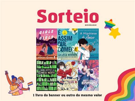 Shrekbooks Ofertas On Twitter Sorteio Pridemonth Livro Do