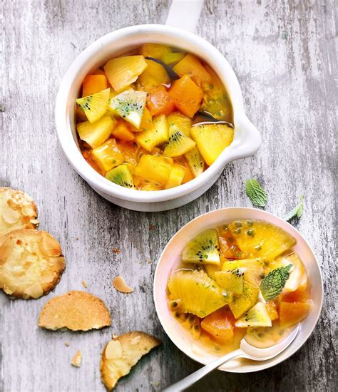 Recette De Minestrone Aux Fruits Exotiques Et La Vanille Recette