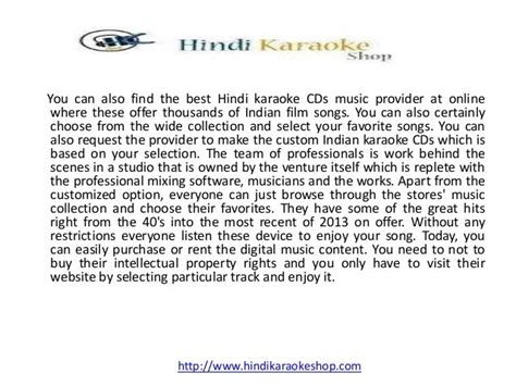 Karaoke Hindi Songs