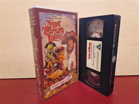 MUPPET TREASURE ISLAND Walt Disney PAL VHS Video Tape A324 2 99