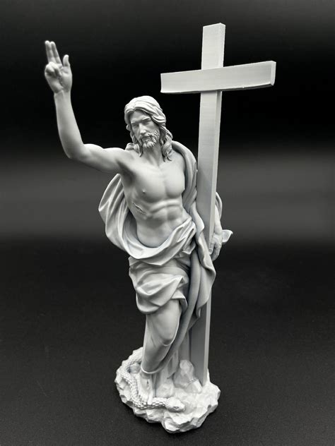 Christ Risen Statue Etsy
