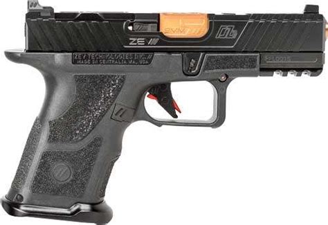 Zev Oz9c Elite Hyper Comp 9mm Pistol Blackbronze 10rd Mag Battlehawk