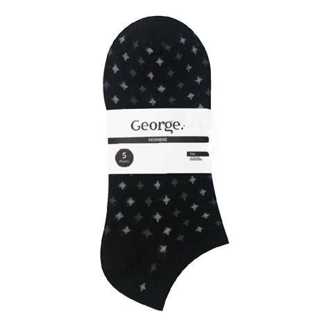 Tines George Para Hombre Multicolor Rombos 5 Pares Unitalla Walmart