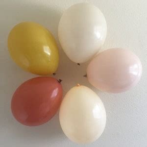 Matte Latex Balloons Nude Latex Balloons Neutral Latex Balloons Mustard Latex Balloon Orange
